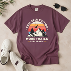 More Trails Less Traffic – Hiking T-Shirt | Outdoors Edition