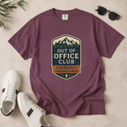 Out of Office Club – Retro Badge T-Shirt | Outdoors Edition