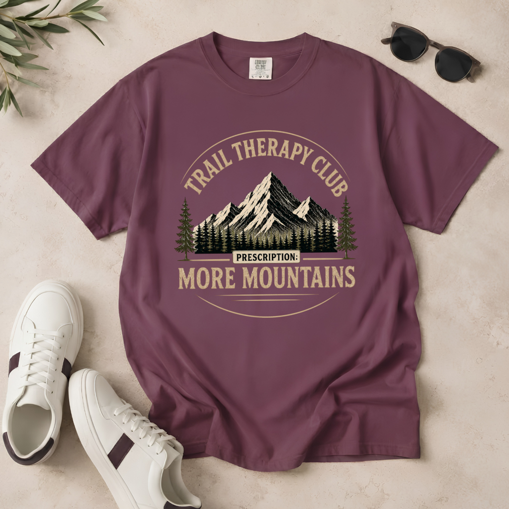Trail Therapy Club – Hiking T-Shirt | Outdoors Edition