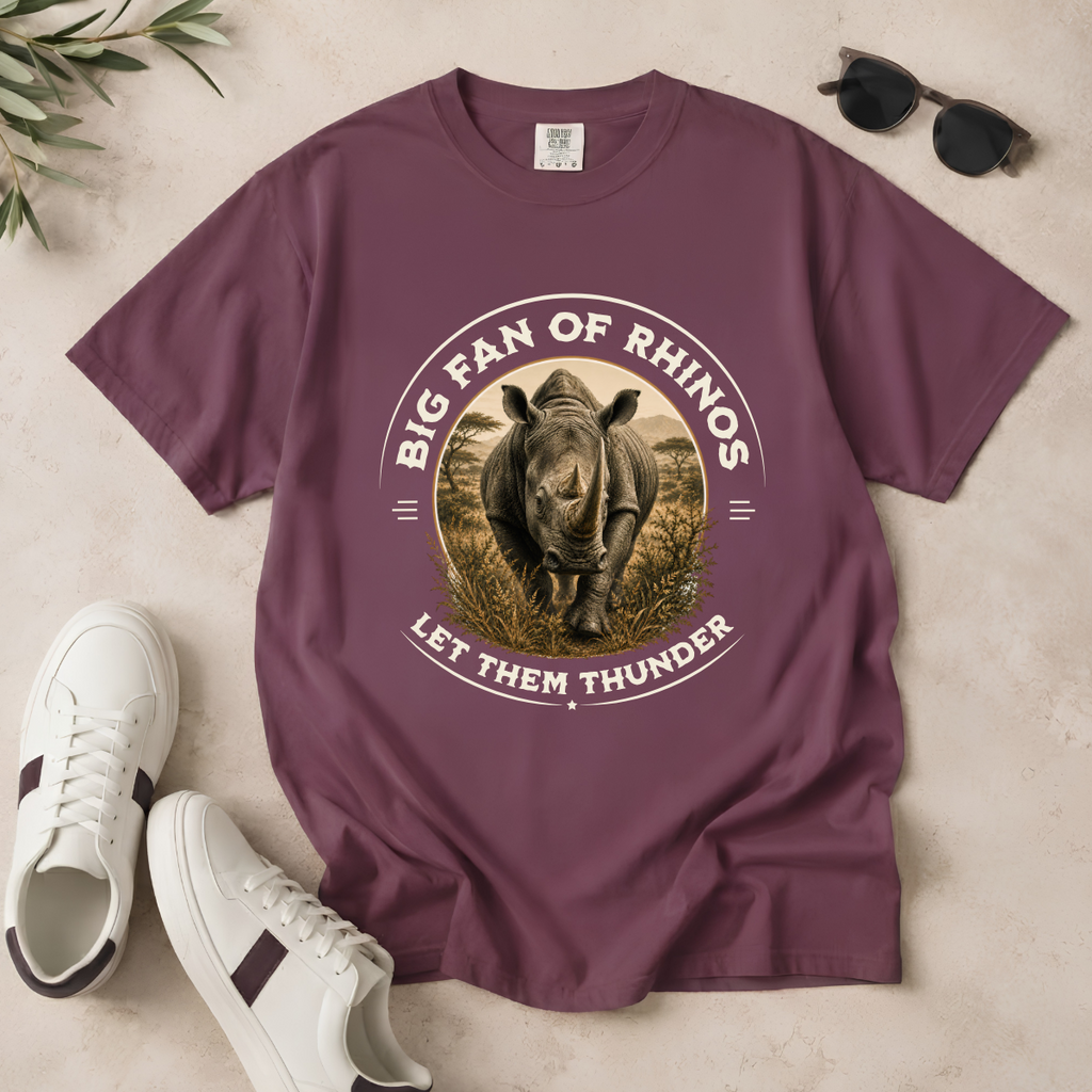 Last of Its Kind – Black Rhino T-Shirt | Outdoors Edition