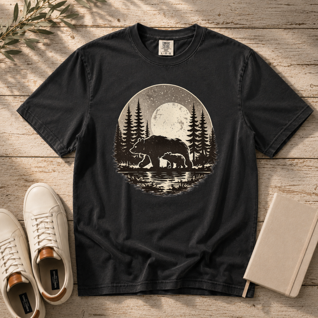 Bear in the Wild – Forest Wilderness T-Shirt | Outdoors Edition