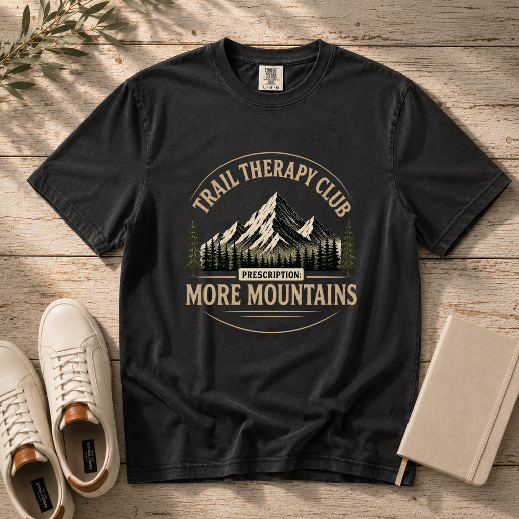 Trail Therapy Club – Hiking T-Shirt | Outdoors Edition