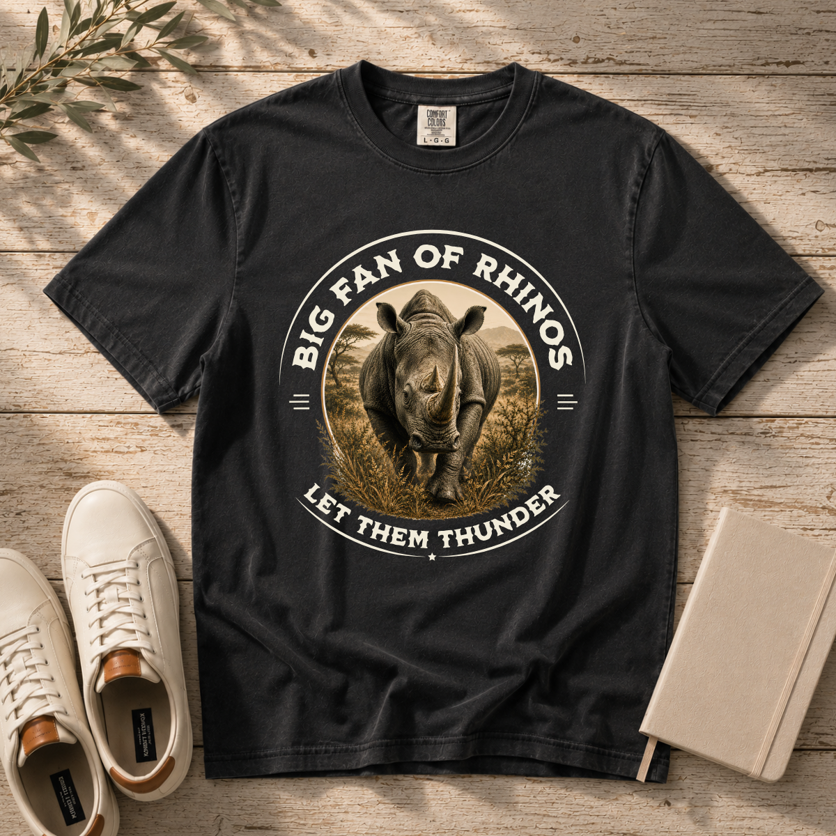 Last of Its Kind – Black Rhino T-Shirt | Outdoors Edition