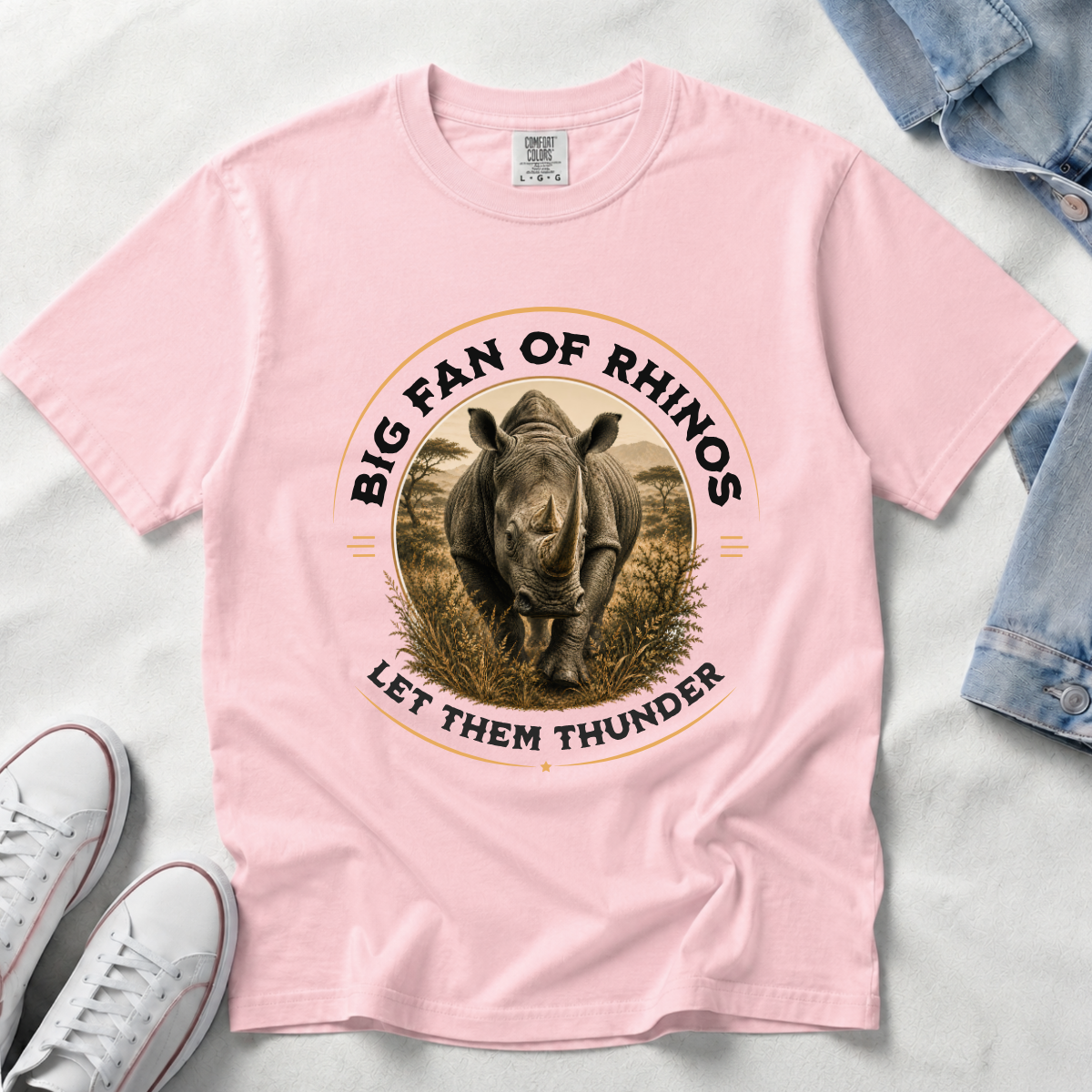 Last of Its Kind – Black Rhino T-Shirt | Outdoors Edition