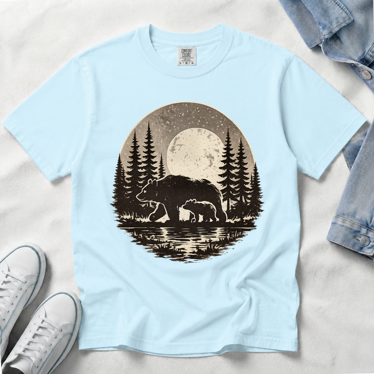 Bear in the Wild – Forest Wilderness T-Shirt | Outdoors Edition