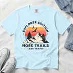 More Trails Less Traffic – Hiking T-Shirt | Outdoors Edition