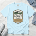 Out of Office Club – Retro Badge T-Shirt | Outdoors Edition