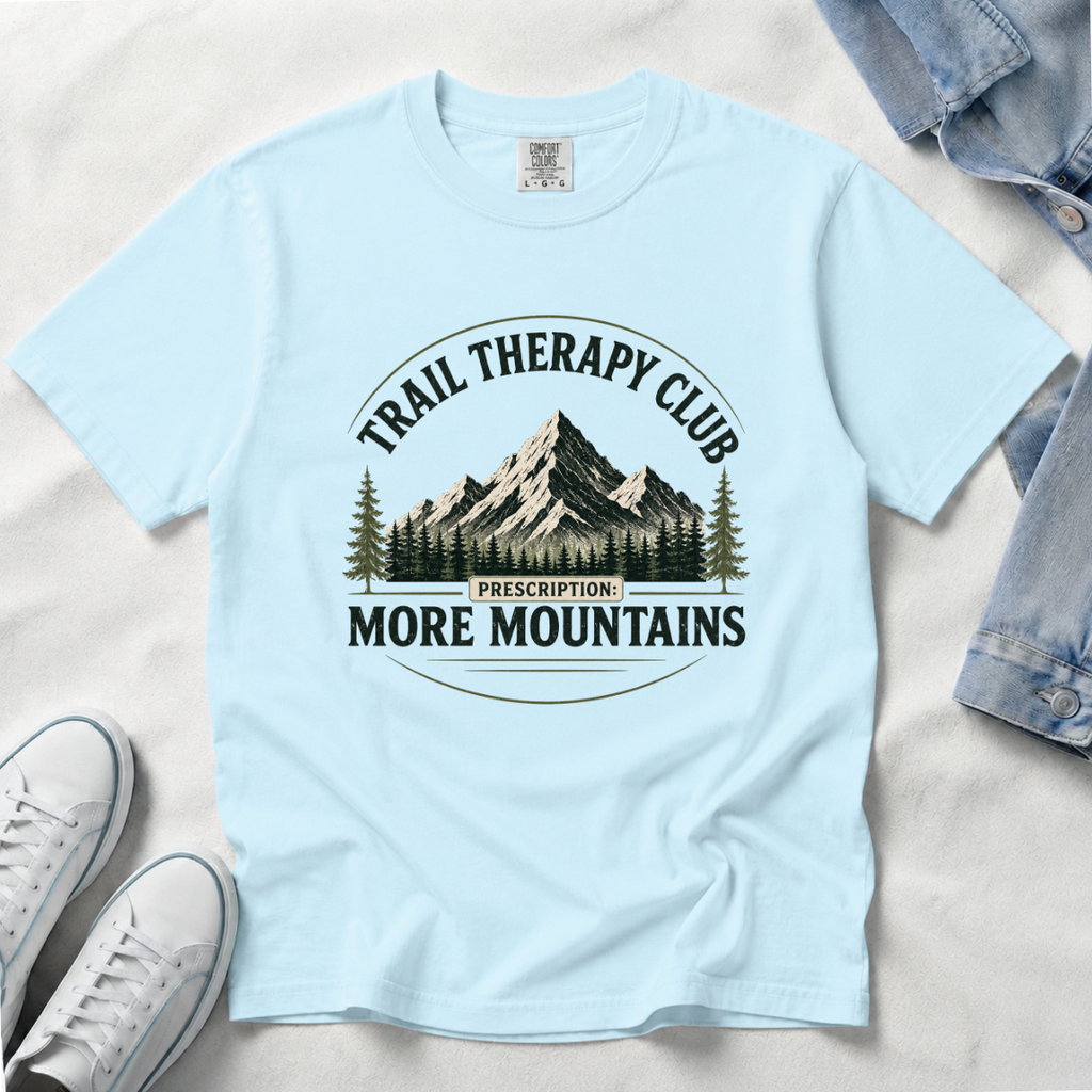 Trail Therapy Club – Hiking T-Shirt | Outdoors Edition