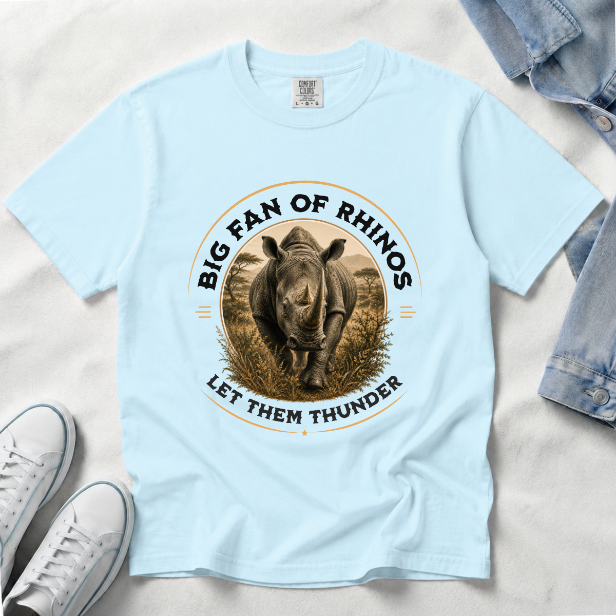 Last of Its Kind – Black Rhino T-Shirt | Outdoors Edition
