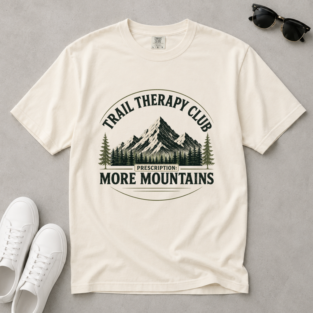 Trail Therapy Club – Hiking T-Shirt | Outdoors Edition