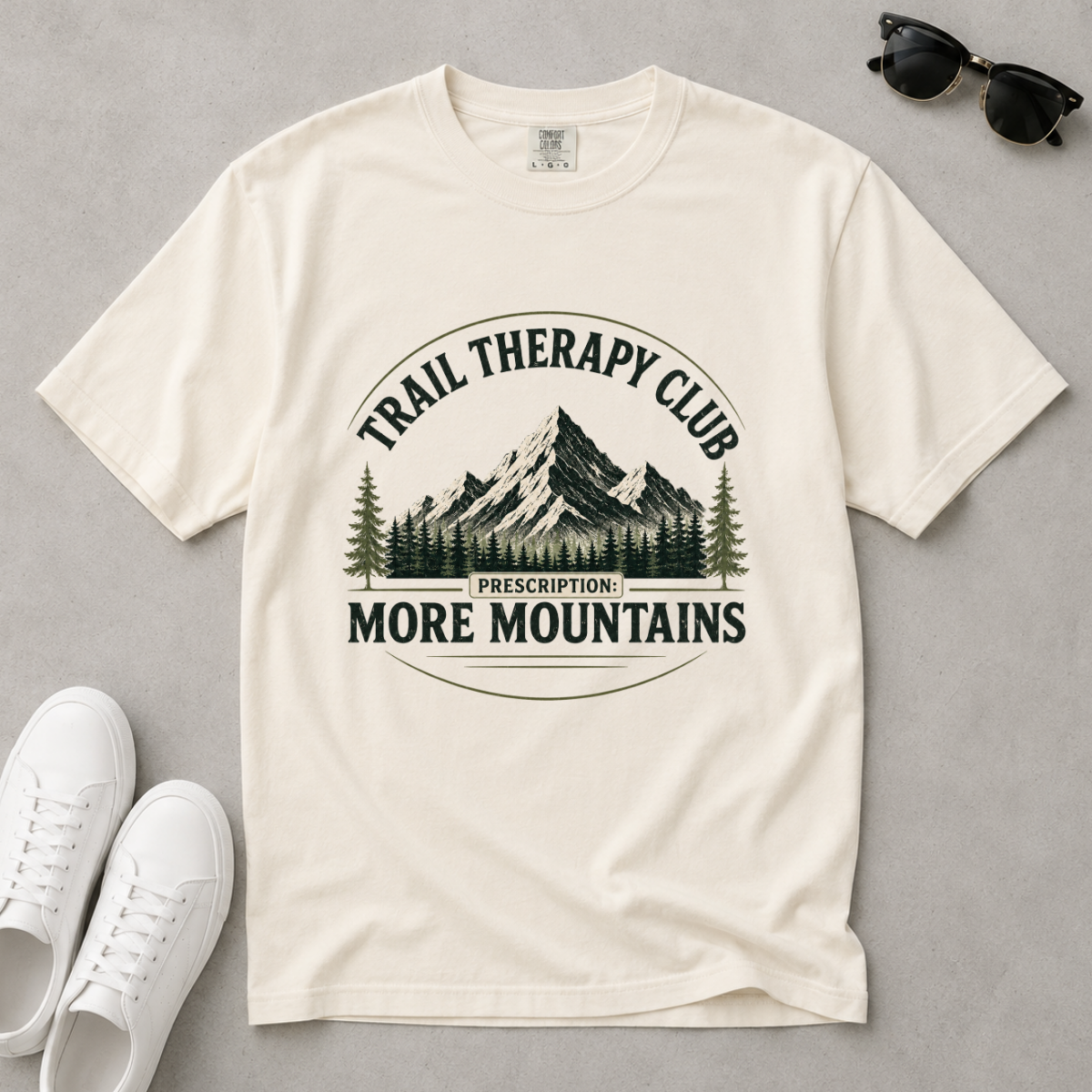 Trail Therapy Club – Hiking T-Shirt | Outdoors Edition