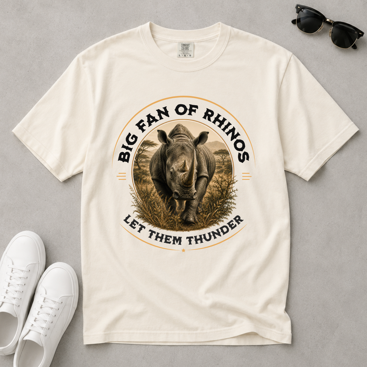 Last of Its Kind – Black Rhino T-Shirt | Outdoors Edition