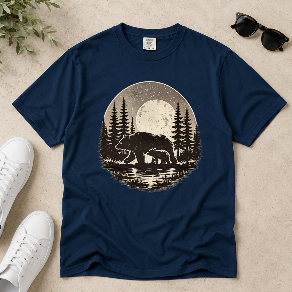 Bear in the Wild – Forest Wilderness T-Shirt | Outdoors Edition