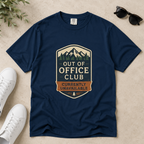 Out of Office Club – Retro Badge T-Shirt | Outdoors Edition