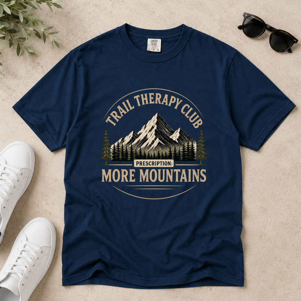 Trail Therapy Club – Hiking T-Shirt | Outdoors Edition