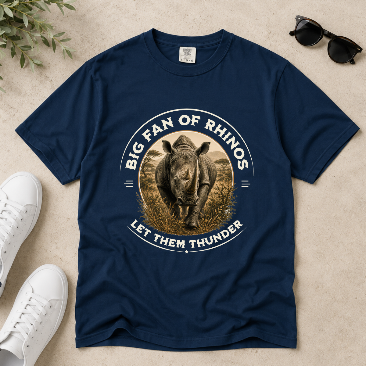 Last of Its Kind – Black Rhino T-Shirt | Outdoors Edition