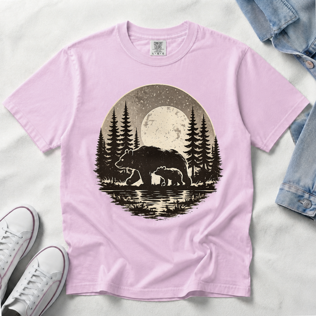 Bear in the Wild – Forest Wilderness T-Shirt | Outdoors Edition