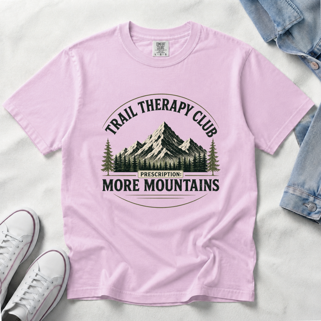 Trail Therapy Club – Hiking T-Shirt | Outdoors Edition