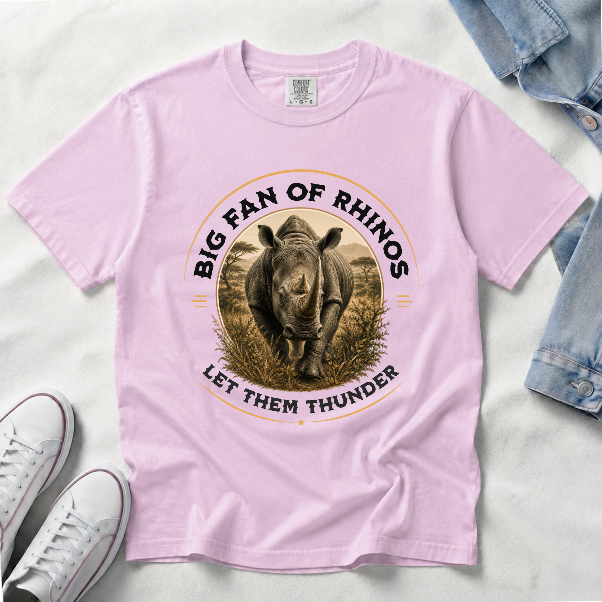 Last of Its Kind – Black Rhino T-Shirt | Outdoors Edition