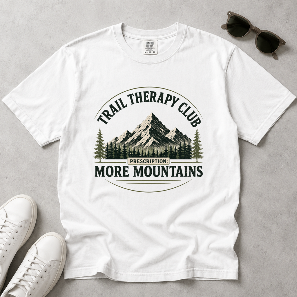 Trail Therapy Club – Hiking T-Shirt | Outdoors Edition