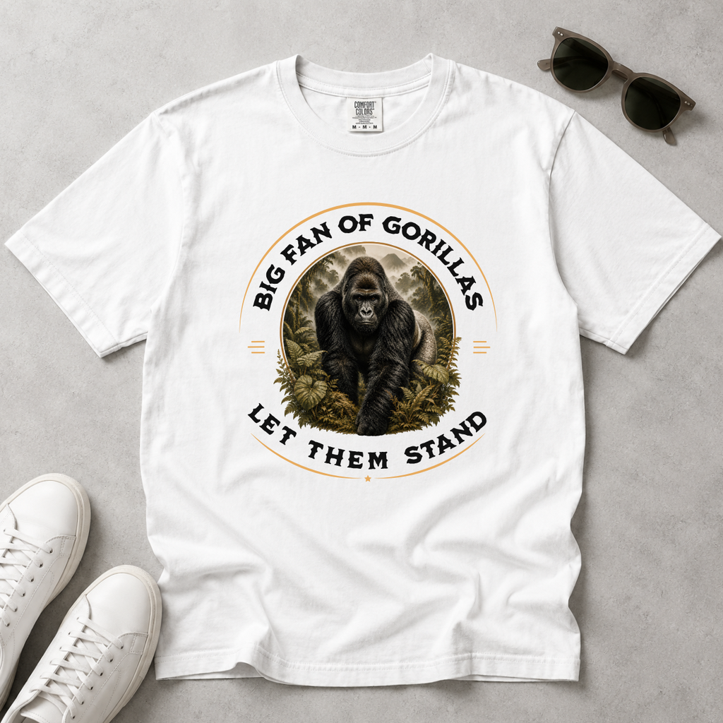 Born to Stand Tall – Mountain Gorilla T-Shirt | Outdoors Edition