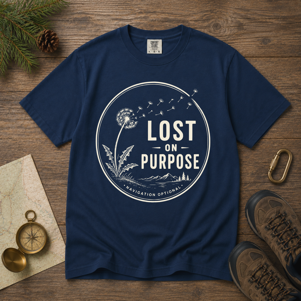 Lost On Purpose – Wanderlust T-Shirt | Explorer Edition