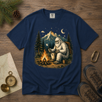 Yeti Around the Campfire – Funny Camping T-Shirt | Outdoors Edition