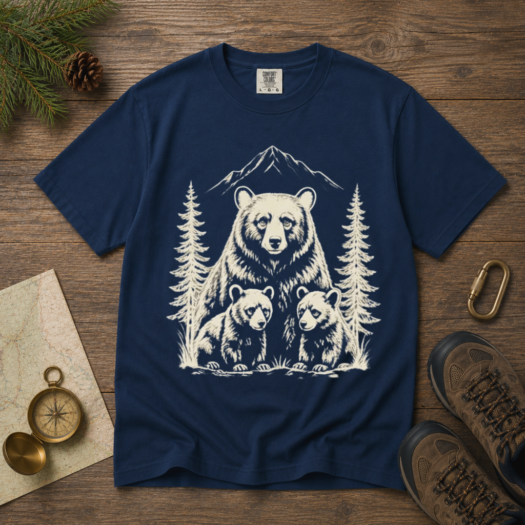 The Wild Is Better Together – Bear Family T-Shirt | Explorer Edition
