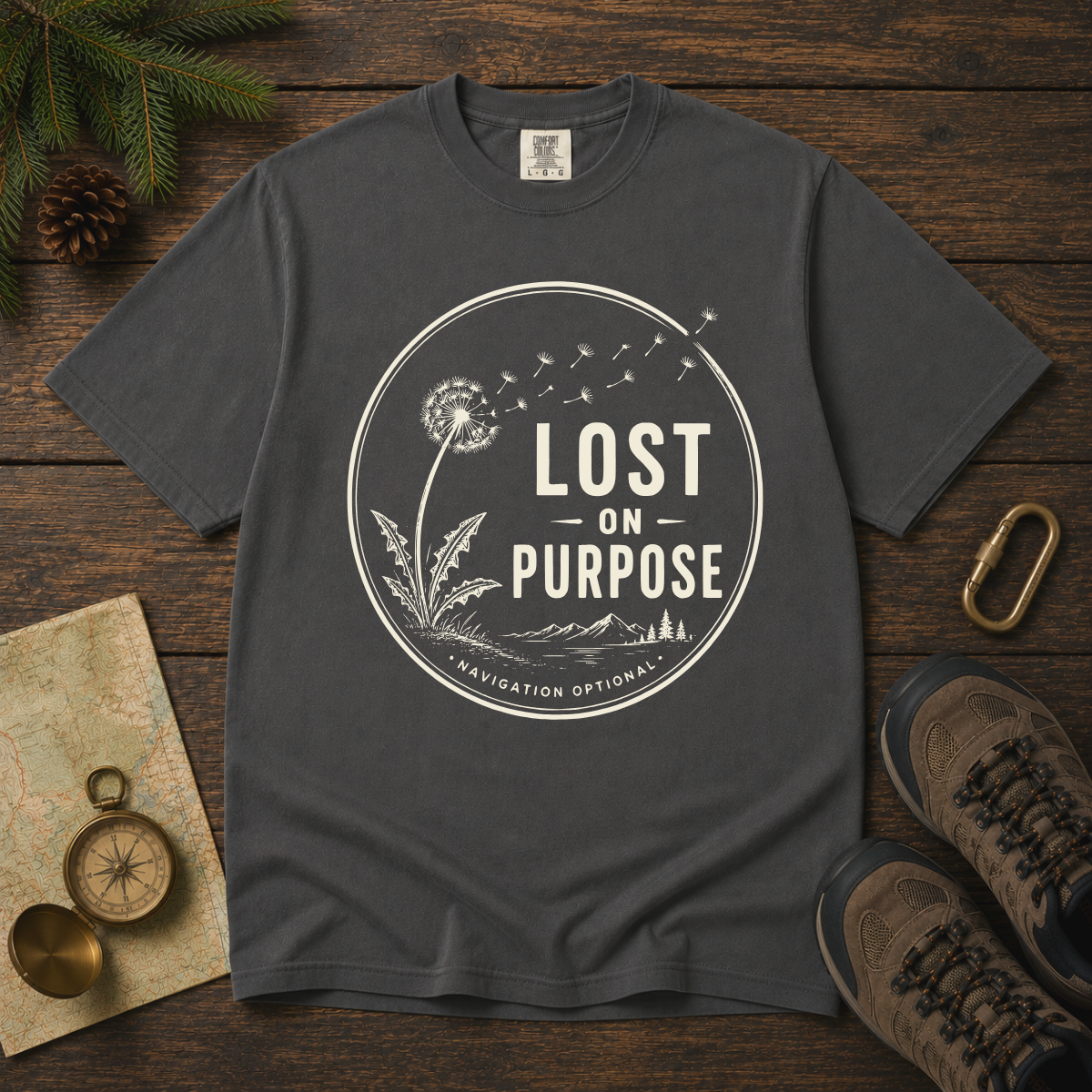 Lost On Purpose – Wanderlust T-Shirt | Explorer Edition