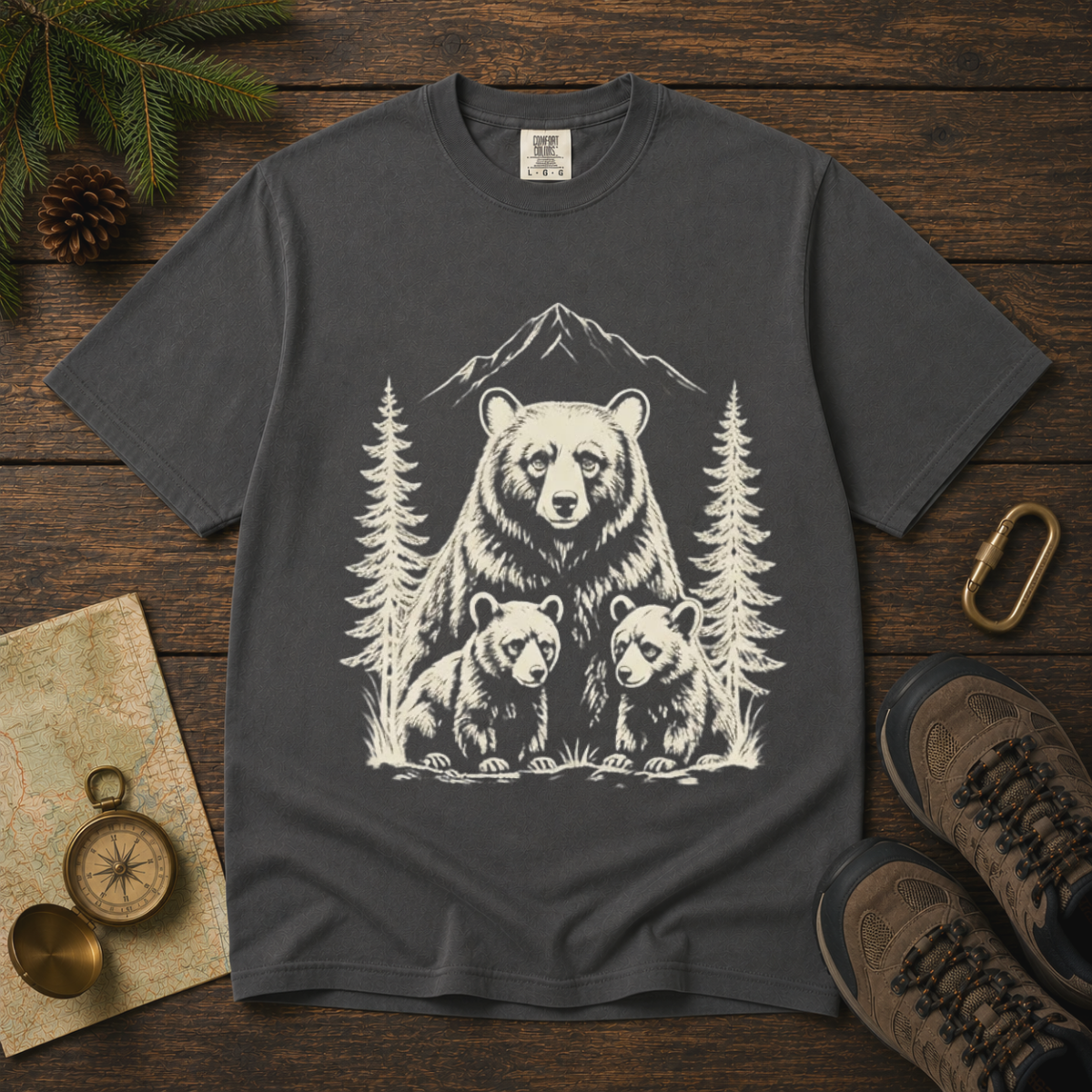 The Wild Is Better Together – Bear Family T-Shirt | Explorer Edition