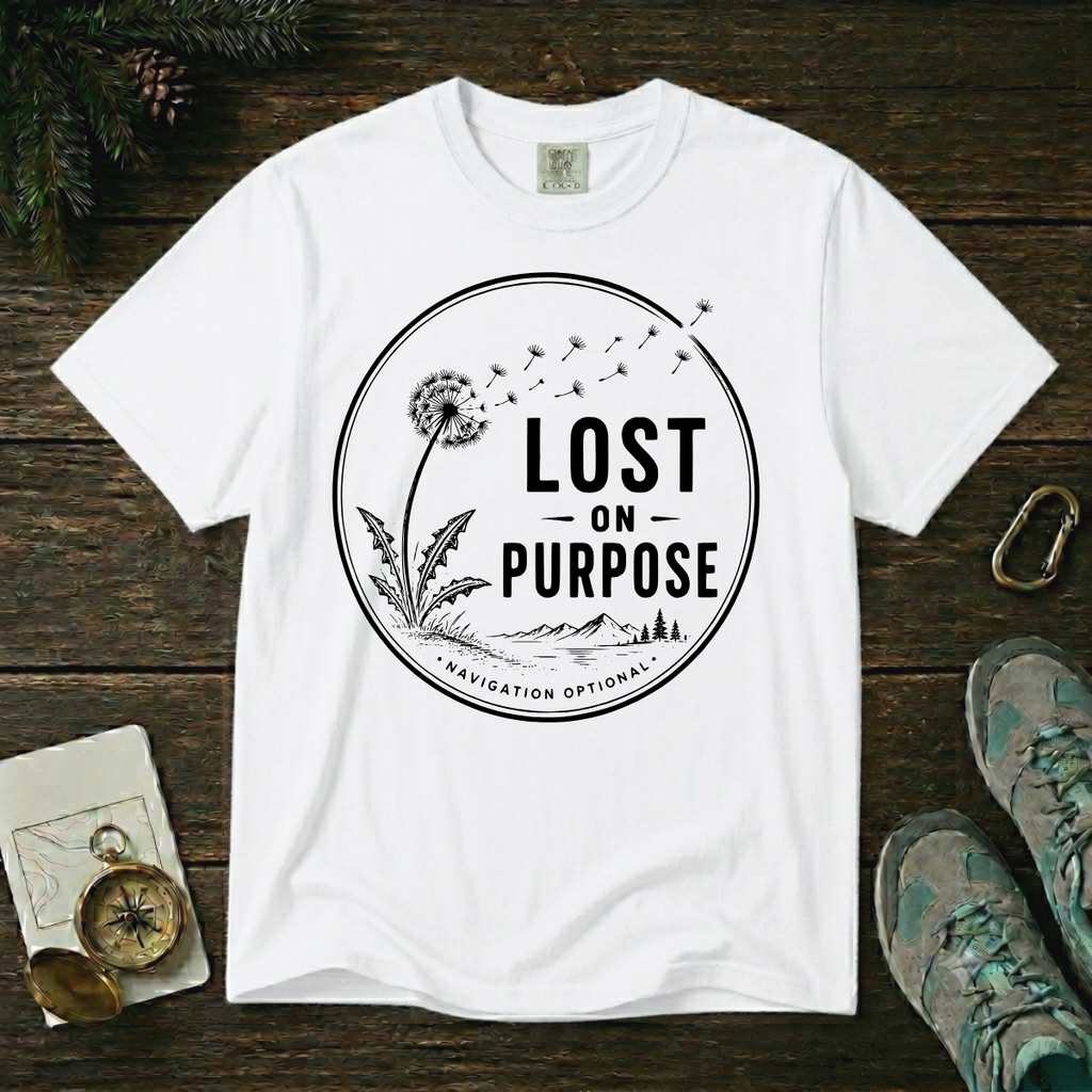 Lost On Purpose – Wanderlust T-Shirt | Explorer Edition