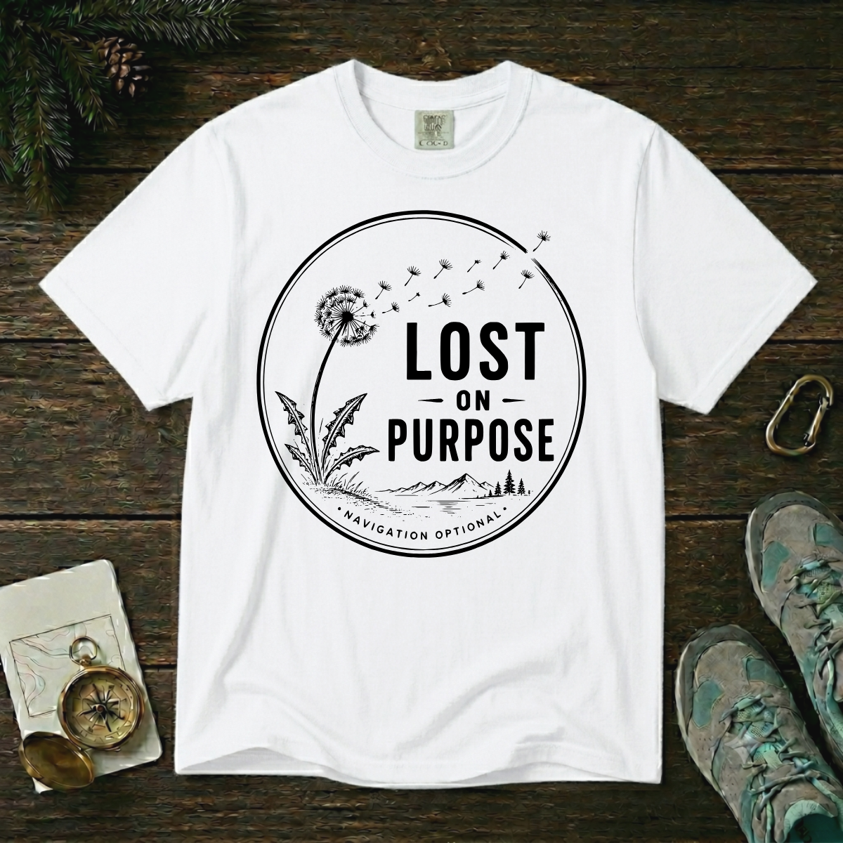 Lost On Purpose – Wanderlust T-Shirt | Explorer Edition