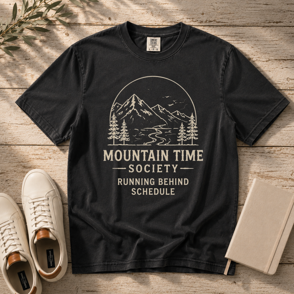 Mountain Time Society – Hiking T-Shirt | Outdoors Edition