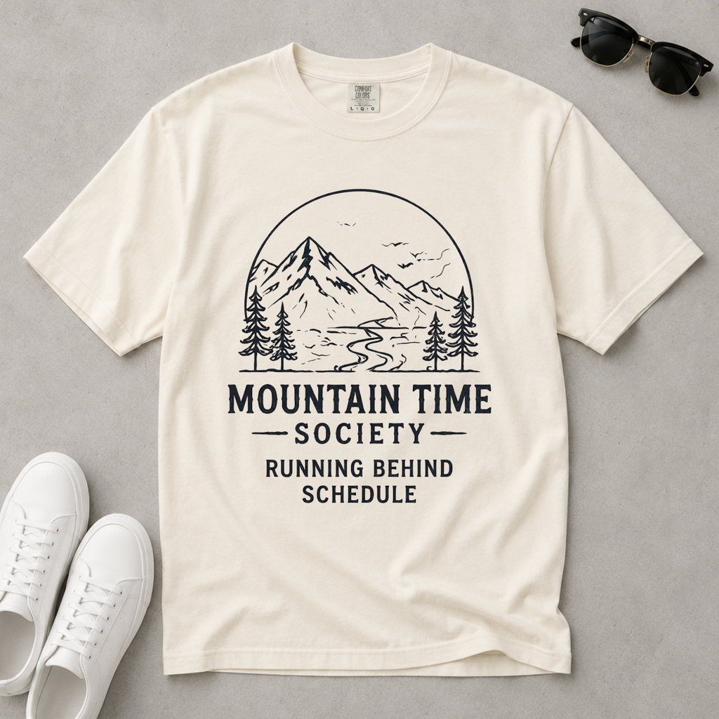 Mountain Time Society – Hiking T-Shirt | Outdoors Edition