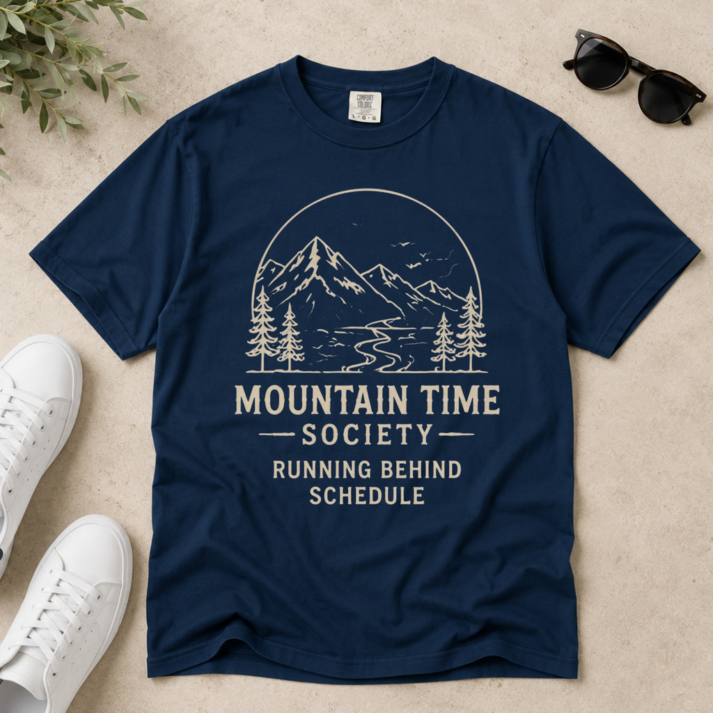 Mountain Time Society – Hiking T-Shirt | Outdoors Edition