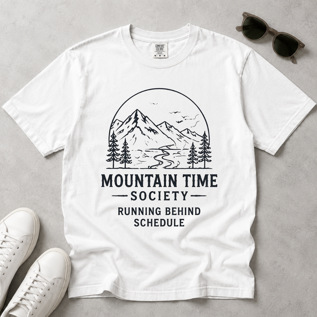 Mountain Time Society – Hiking T-Shirt | Outdoors Edition