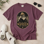Not All Who Wander Are Found – Funny Bigfoot T-Shirt | Outdoors Edition