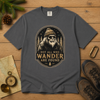 Not All Who Wander Are Found – Funny Bigfoot T-Shirt | Outdoors Edition