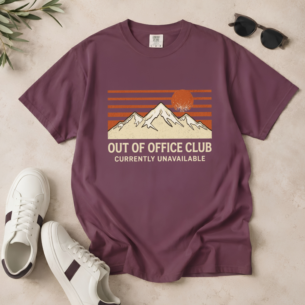 Out of Office Club – Mountain Sunset T-Shirt | Outdoors Edition