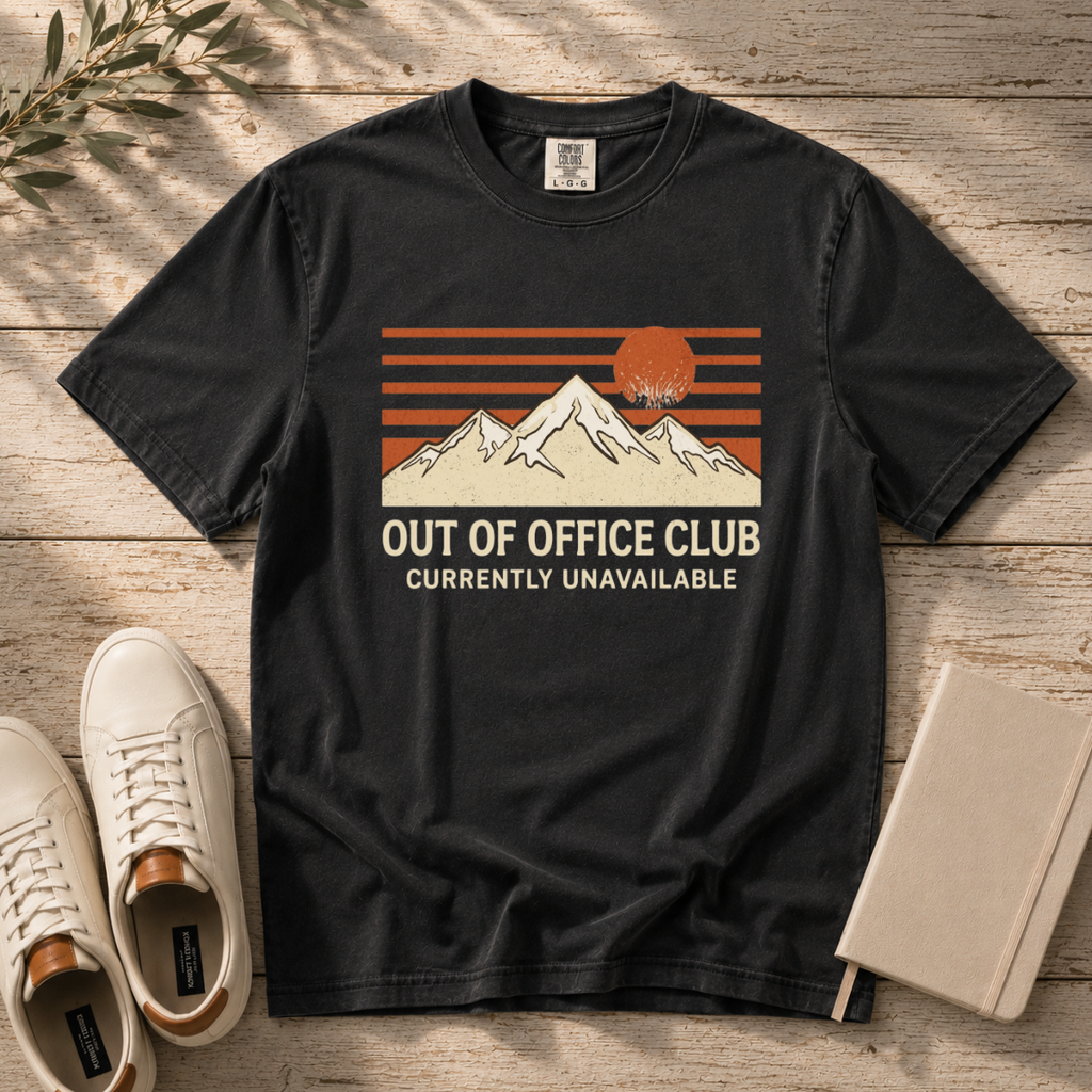 Out of Office Club – Mountain Sunset T-Shirt | Outdoors Edition