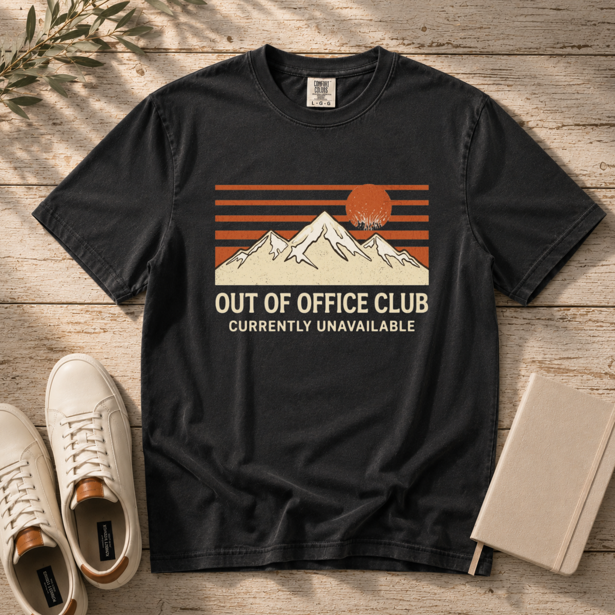 Out of Office Club – Mountain Sunset T-Shirt | Outdoors Edition