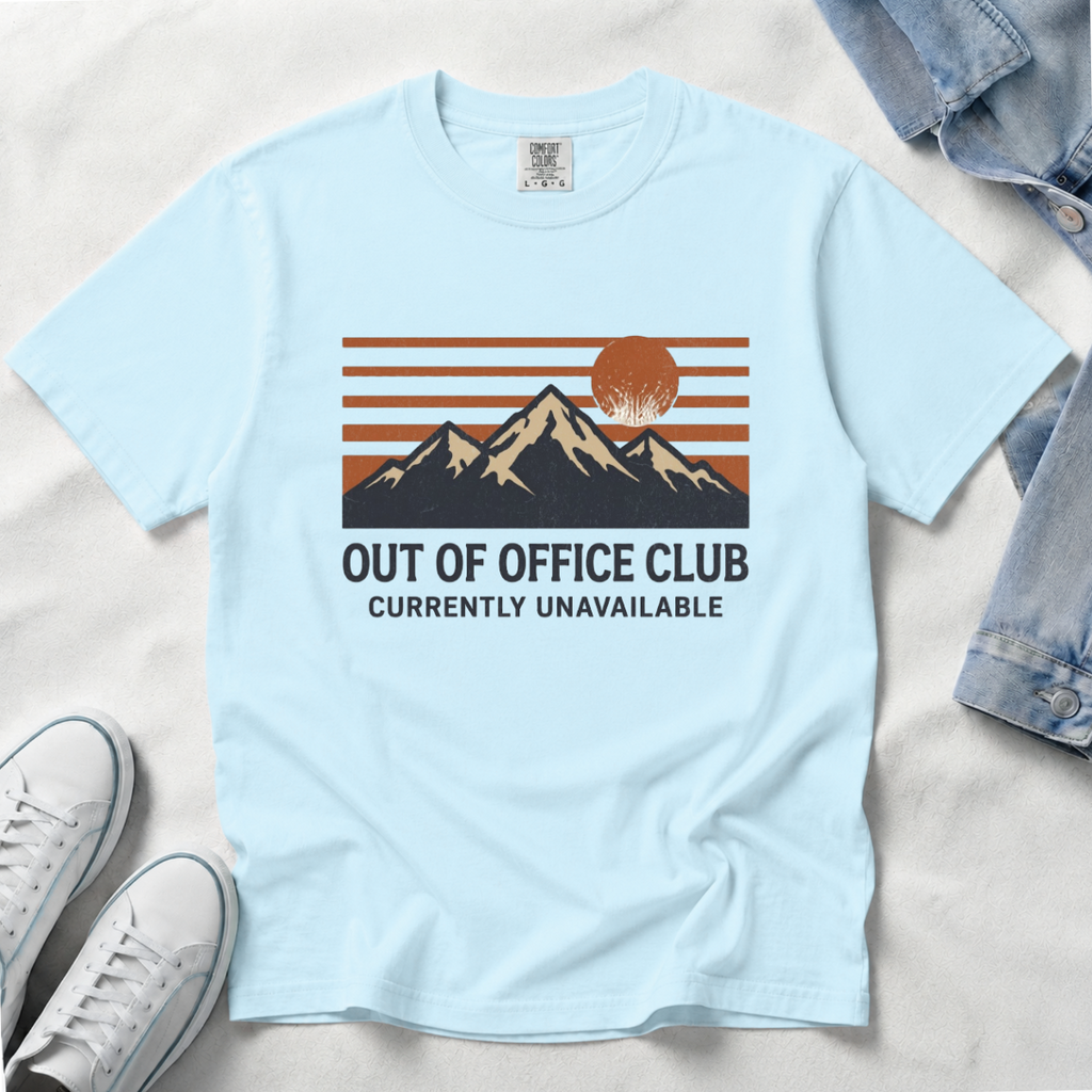 Out of Office Club – Mountain Sunset T-Shirt | Outdoors Edition