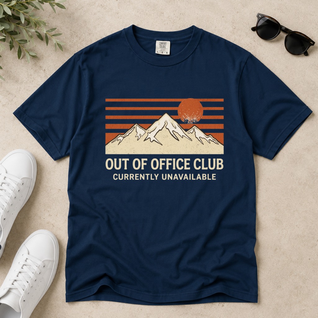Out of Office Club – Mountain Sunset T-Shirt | Outdoors Edition
