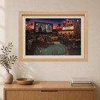 Starlite Drive-In – Retro Date Night & Classic Car Art Puzzle