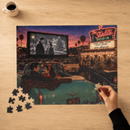 Starlite Drive-In – Retro Date Night & Classic Car Art Puzzle