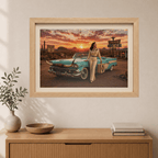 Last Exit Before Nowhere – Desert Road Trip Jigsaw Puzzle