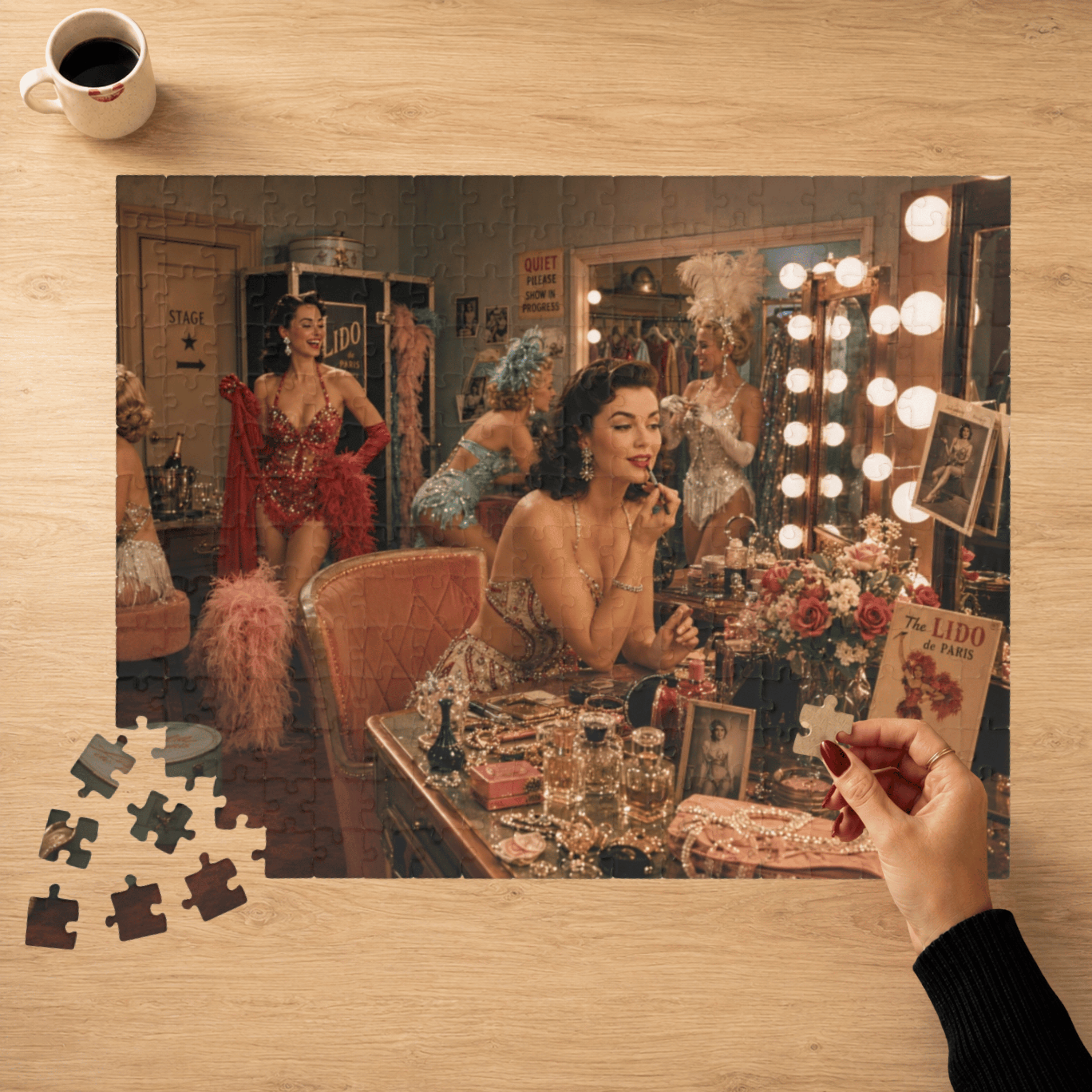 The Show Starts Here – Vintage Backstage Jigsaw Puzzle