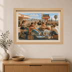 We'll Figure It Out at the Next Motel – Retro Road Trip Art Puzzle