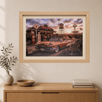 Darling, We're Not Turning Back – Retro Route 66 Road Trip Art Puzzle