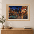 Meet Me Under the Christmas Lights – Retro Hollywood Christmas Art Puzzle